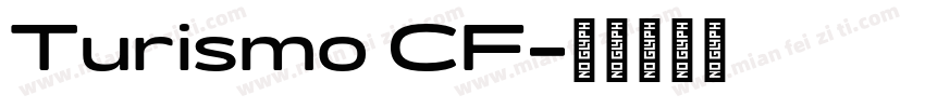 Turismo CF字体转换